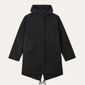 Everlane The Anorak Fall Outerwear Jacket Black [NEW] [MSRP: $178]
